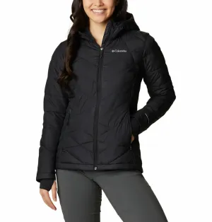Columbia Women Black Omni-Heat Reflective Heavenly Hooded Jacket