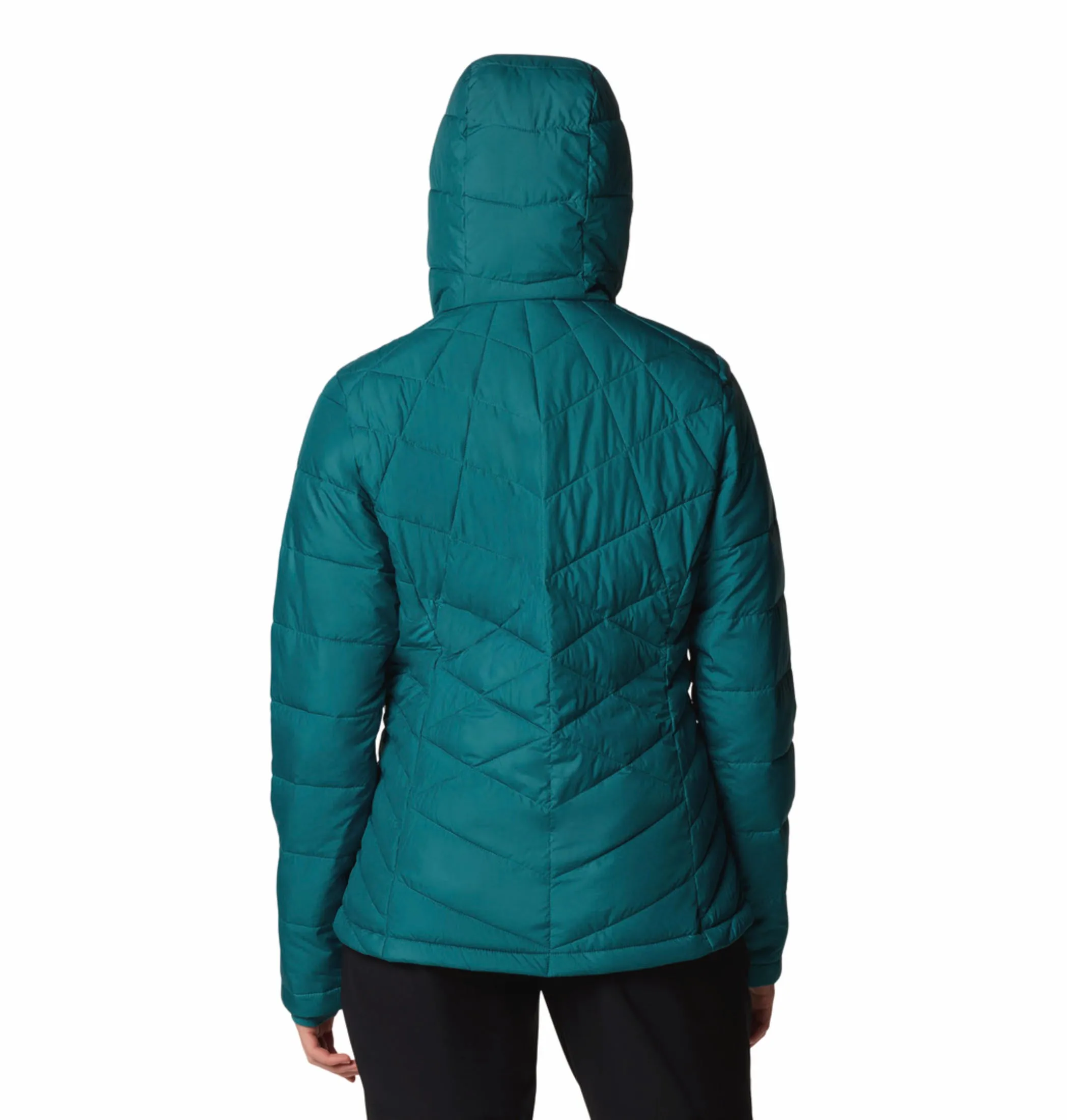 Columbia Women Blue Omni-Heat Reflective Heavenly Hooded Jacket
