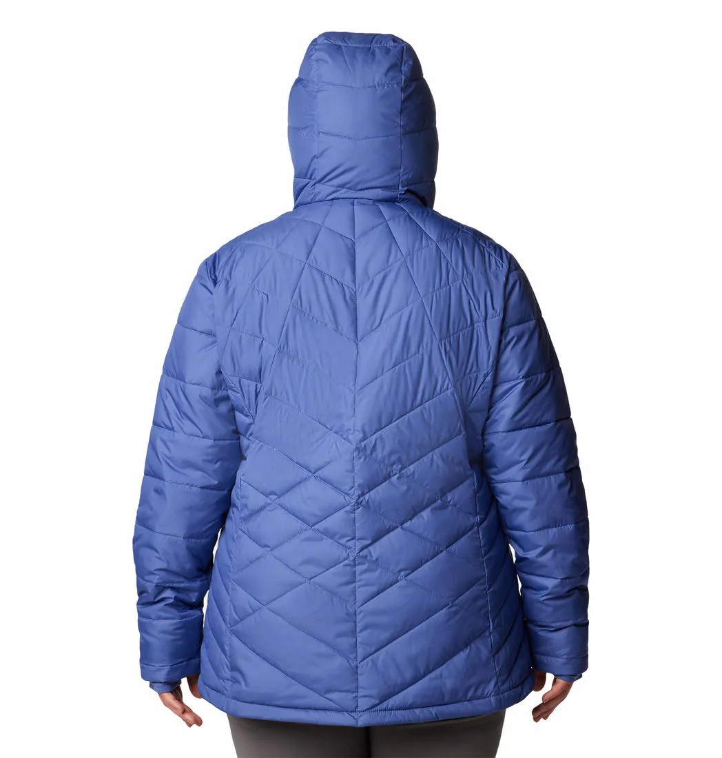 Columbia Women Blue Omni-Heat Reflective Heavenly Hooded Jacket