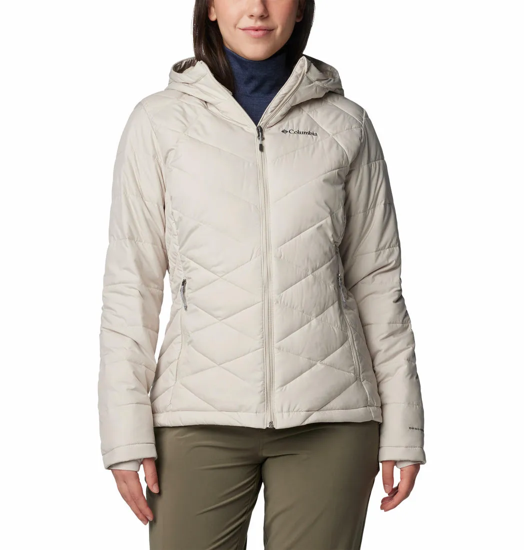 Columbia Women Brown Omni-Heat Reflective Heavenly Hooded Jacket