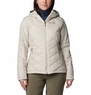 Columbia Women Brown Omni-Heat Reflective Heavenly Hooded Jacket
