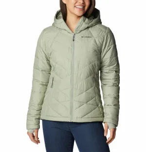 Columbia Women Green Omni-Heat Reflective Heavenly Hooded Jacket