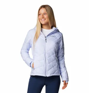 Columbia Women Purple Omni-Heat Reflective Heavenly Hooded Jacket