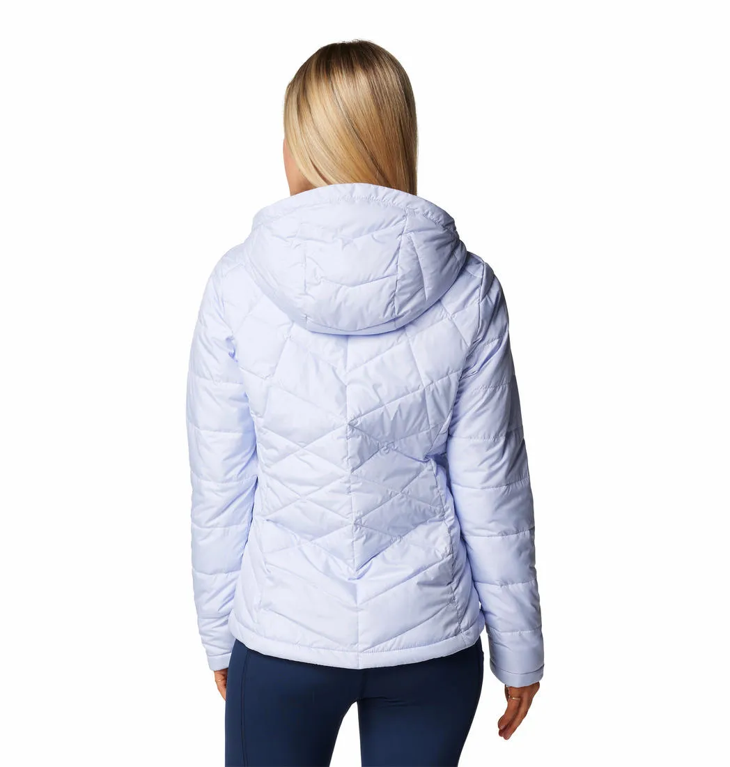 Columbia Women Purple Omni-Heat Reflective Heavenly Hooded Jacket