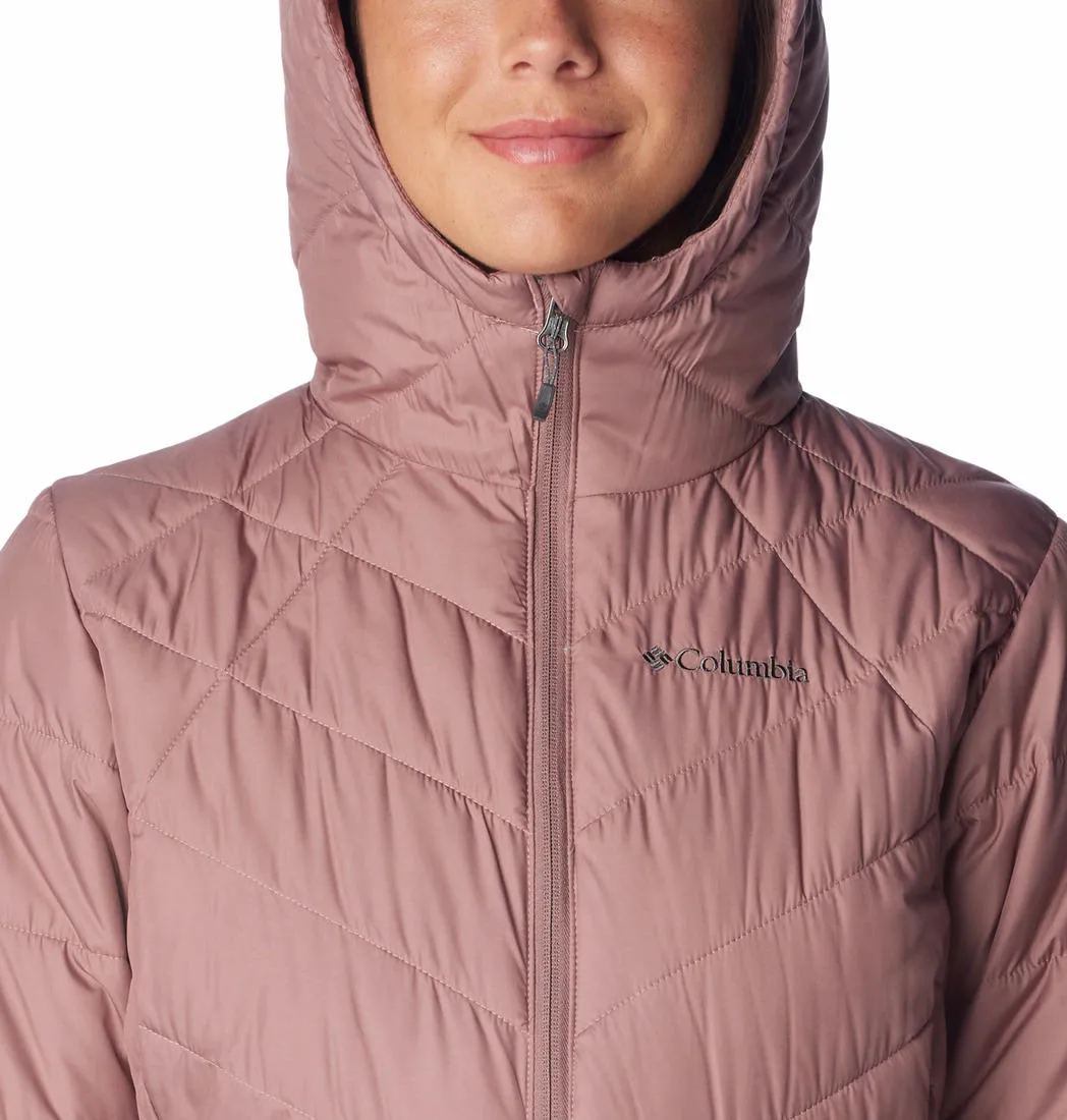 Columbia Women Red Omni-Heat Reflective Heavenly Hooded Jacket