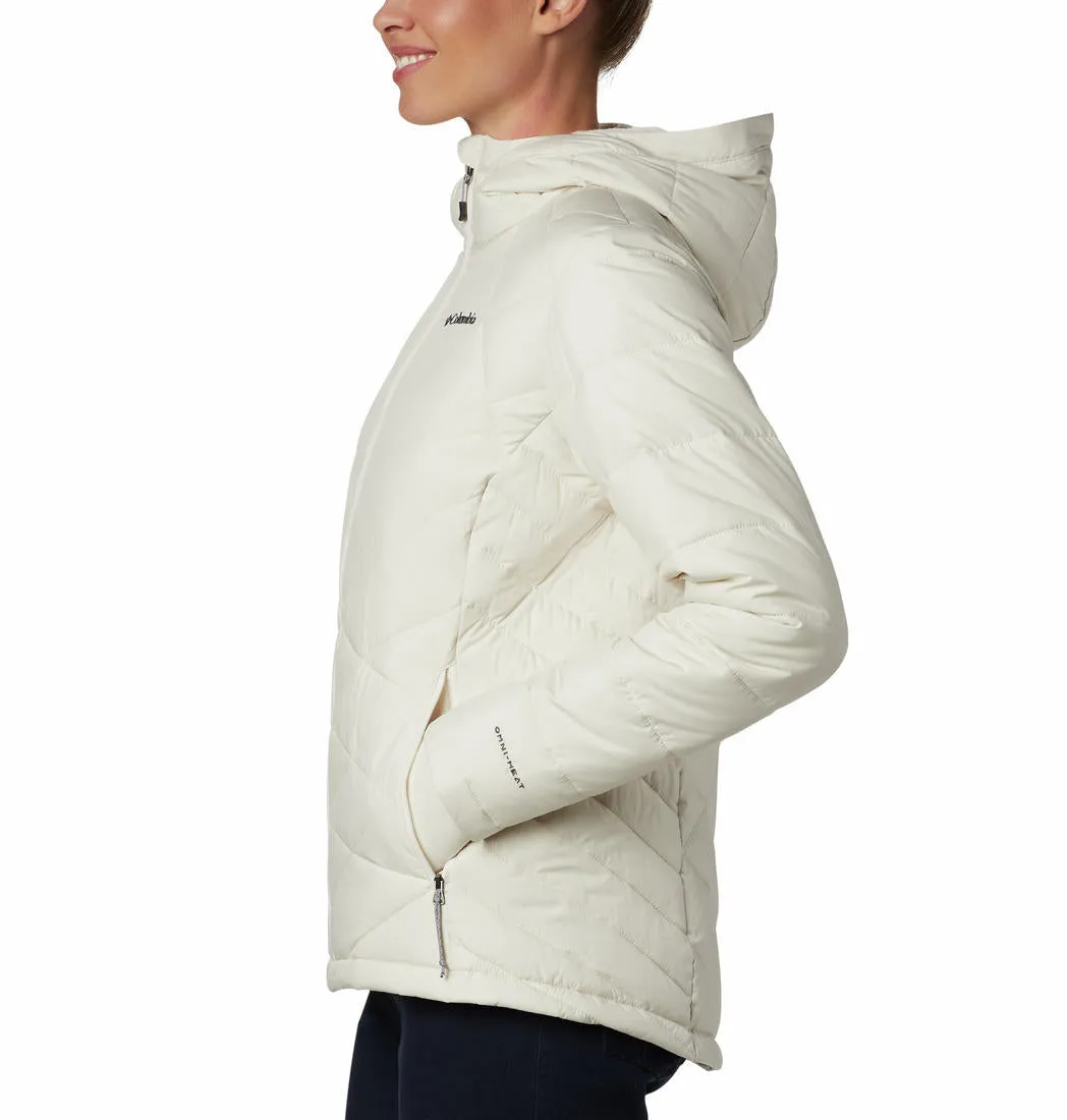 Columbia Women White Omni-Heat Reflective Heavenly Hooded Jacket