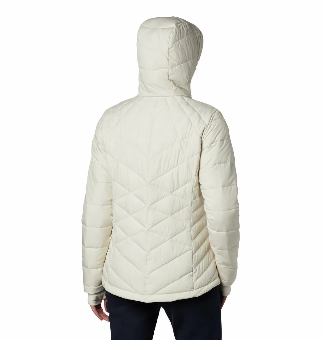 Columbia Women White Omni-Heat Reflective Heavenly Hooded Jacket