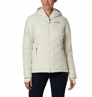 Columbia Women White Omni-Heat Reflective Heavenly Hooded Jacket