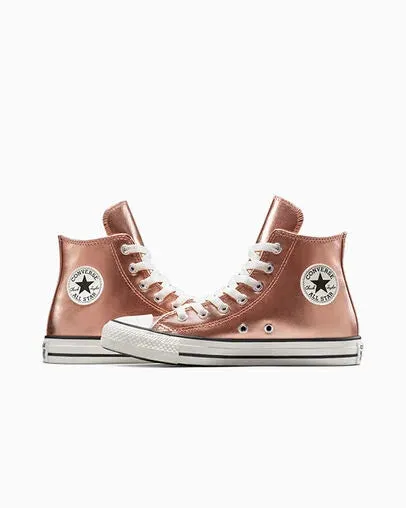 CONVERSE KID'S CHUCK TAYLOR ALL-STAR METALLIC GOLD SNEAKER SHOES