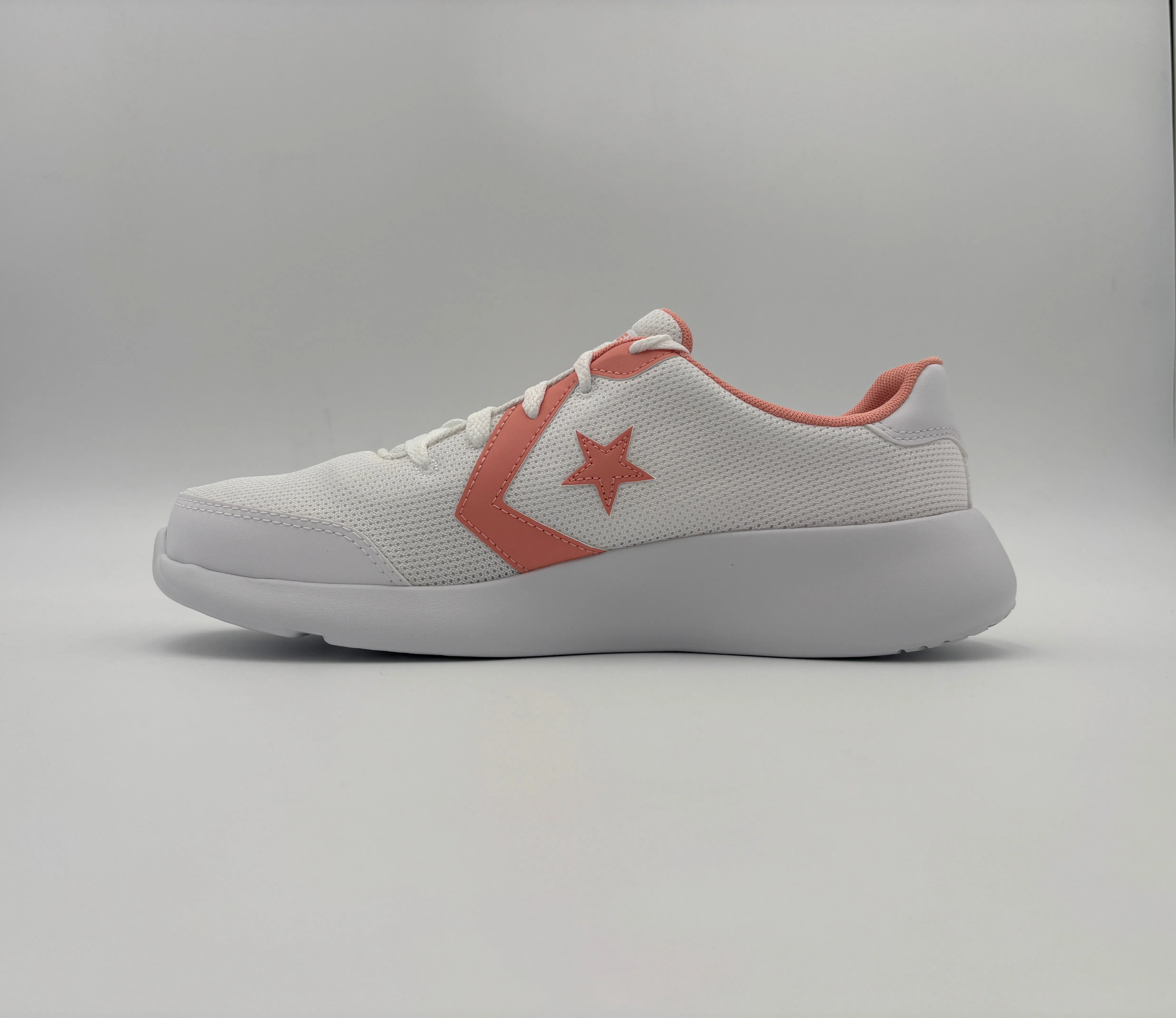 CONVERSE WOMEN'S ALL-STAR RUN WHITE/PINK RUNNING SHOES