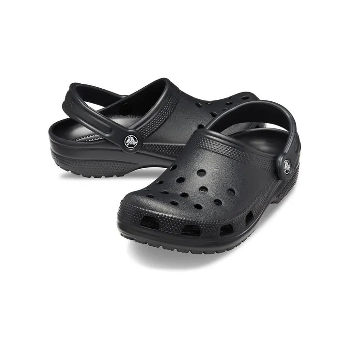 CROCS UNISEX CLASSIC BLACK CLOG