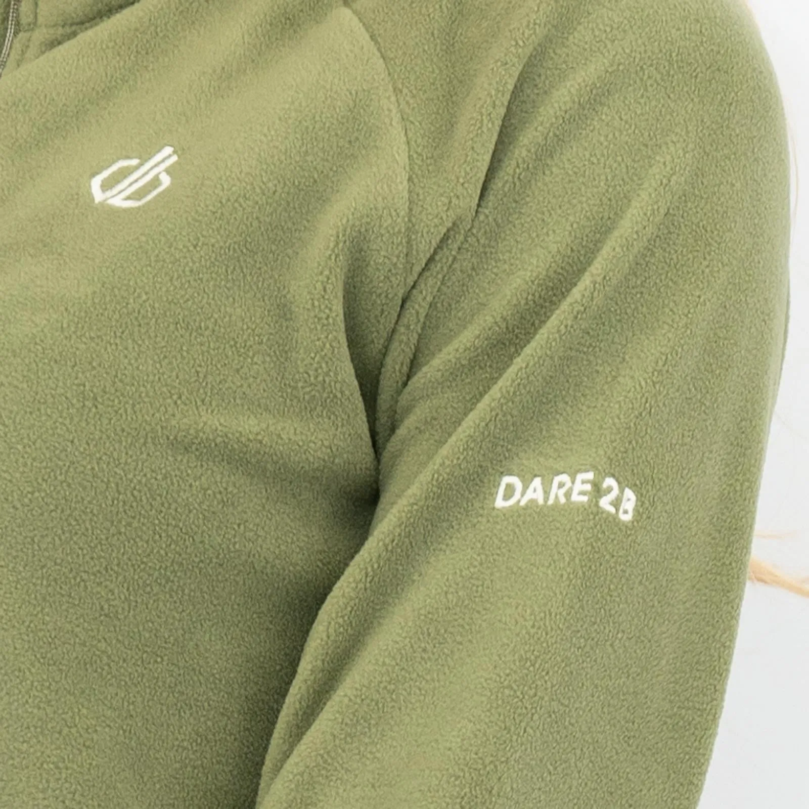 Dare 2B Womens Fleece Lightweight Freeform Half Zip Khaki