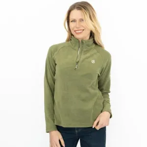 Dare 2B Womens Fleece Lightweight Freeform Half Zip Khaki