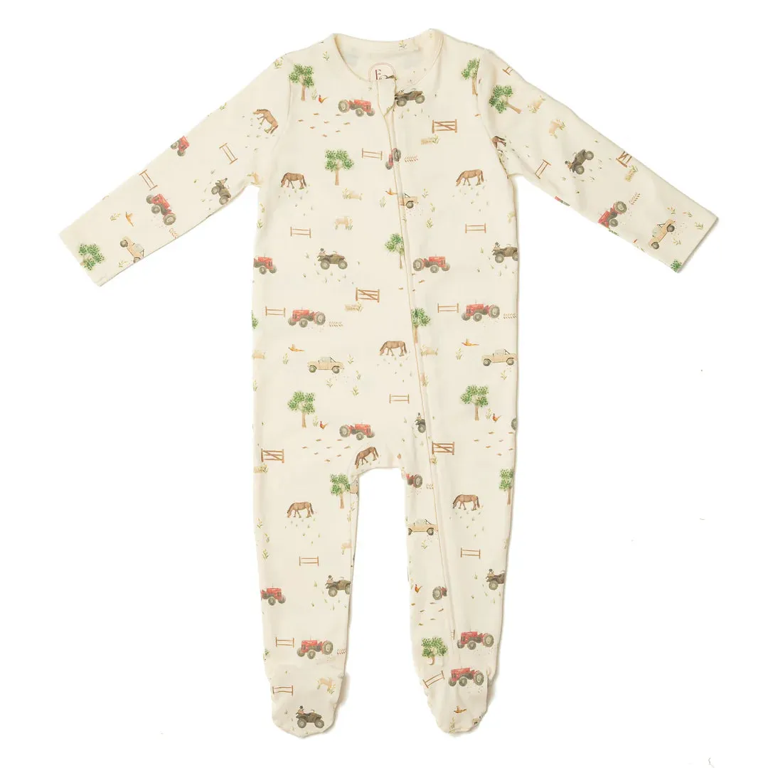 Eleanor Charles Zip Sleepsuit
