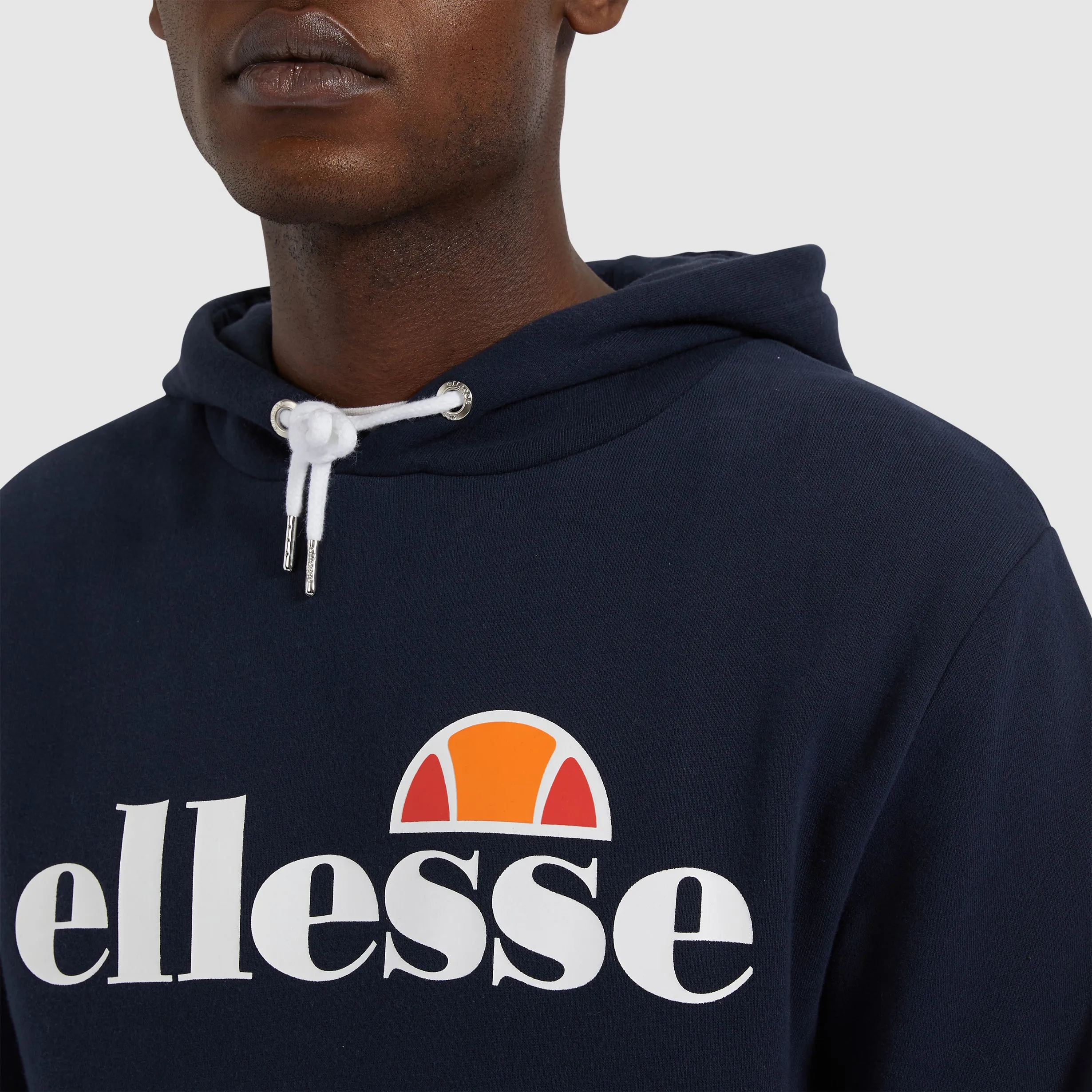 ELLESSE MEN'S GOTTERO NAVY HOODIE