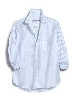 FRANK AND EILEEN - EILEEN RELAXED BUTTON UP IN MENS BLUE STRIPE
