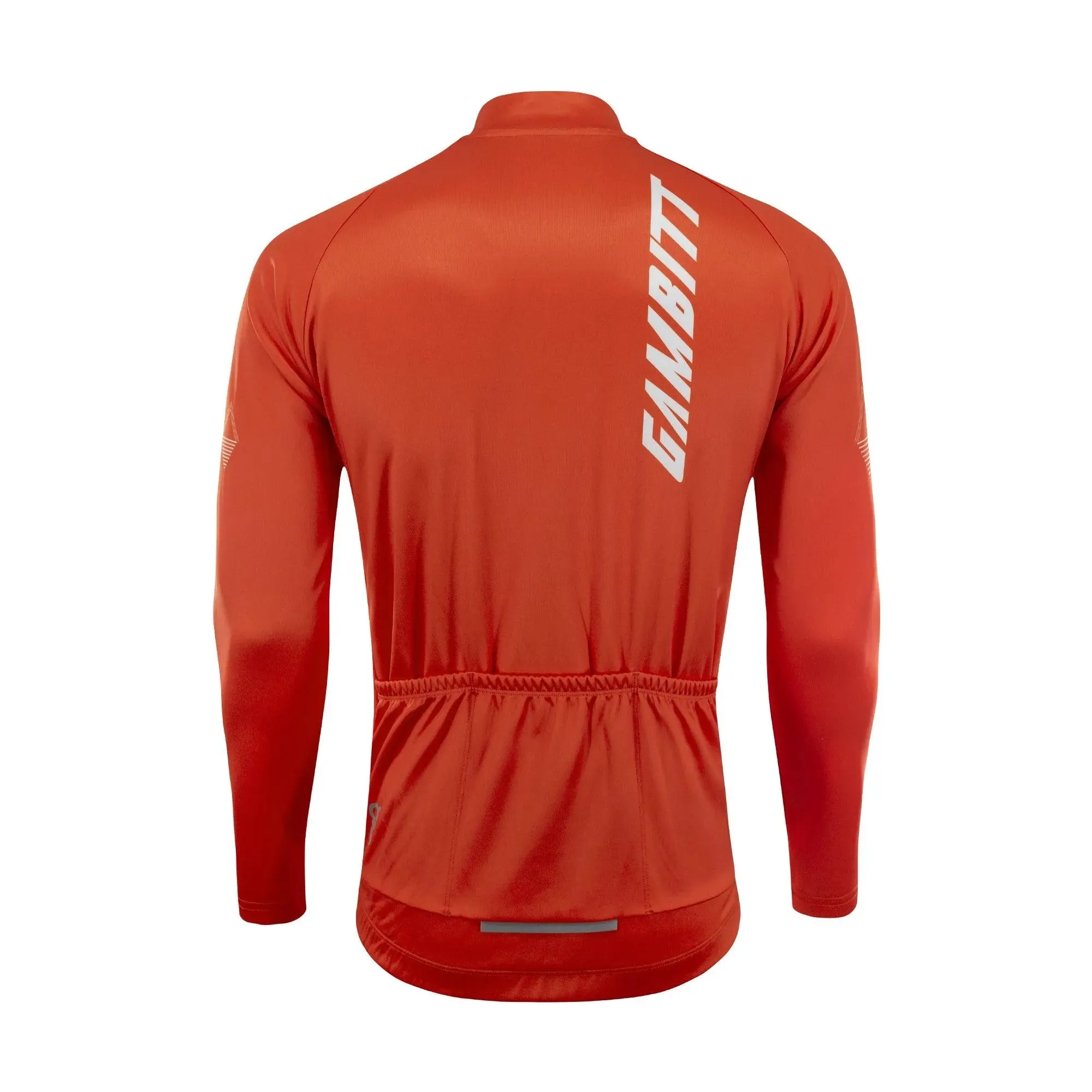 Gambitt Freddo Mens Cycling Jersey (Fiery Red)