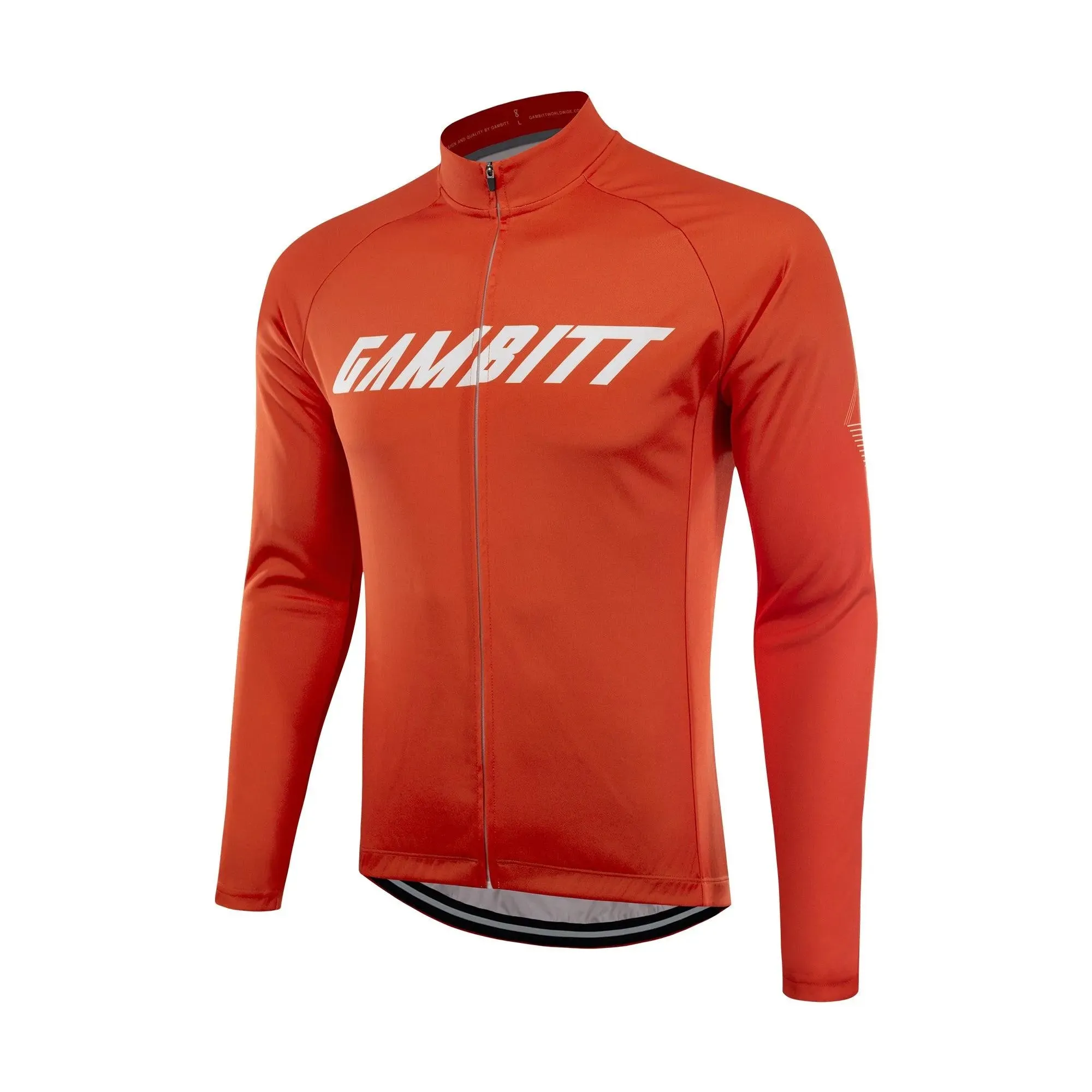 Gambitt Freddo Mens Cycling Jersey (Fiery Red)
