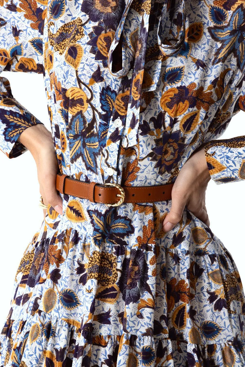 Gia Twist Buckle Belt - Sierra