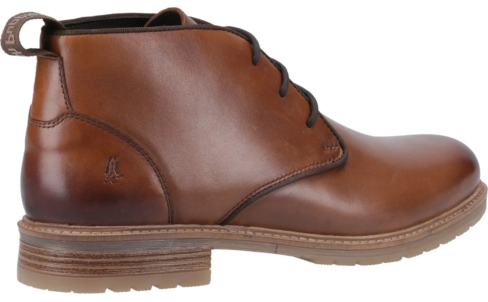 Hush Puppies Ricky Mens Leather Lace Up Chukka Boot