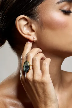 Ingrid | Gold Adjustable Pendant Ring Club L London
