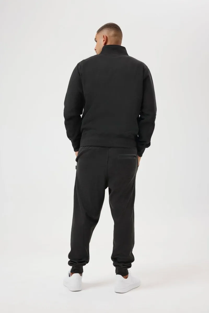 INSPORT MEN'S ALASKA QUARTER ZIP TOP BLACK