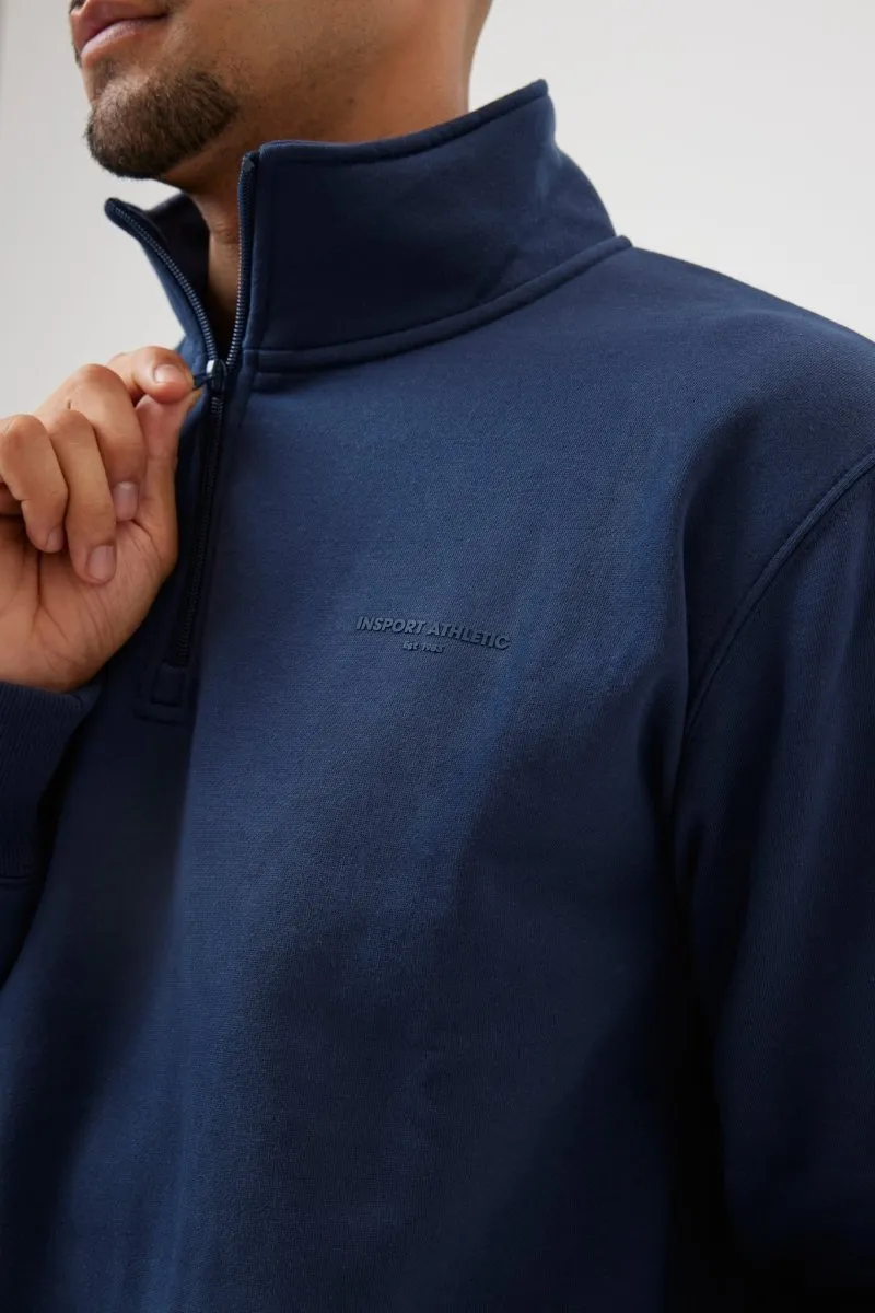 INSPORT MEN'S ALASKA QUARTER ZIP TOP NAVY