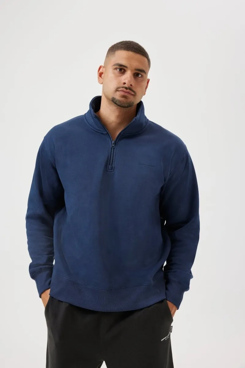 INSPORT MEN'S ALASKA QUARTER ZIP TOP NAVY