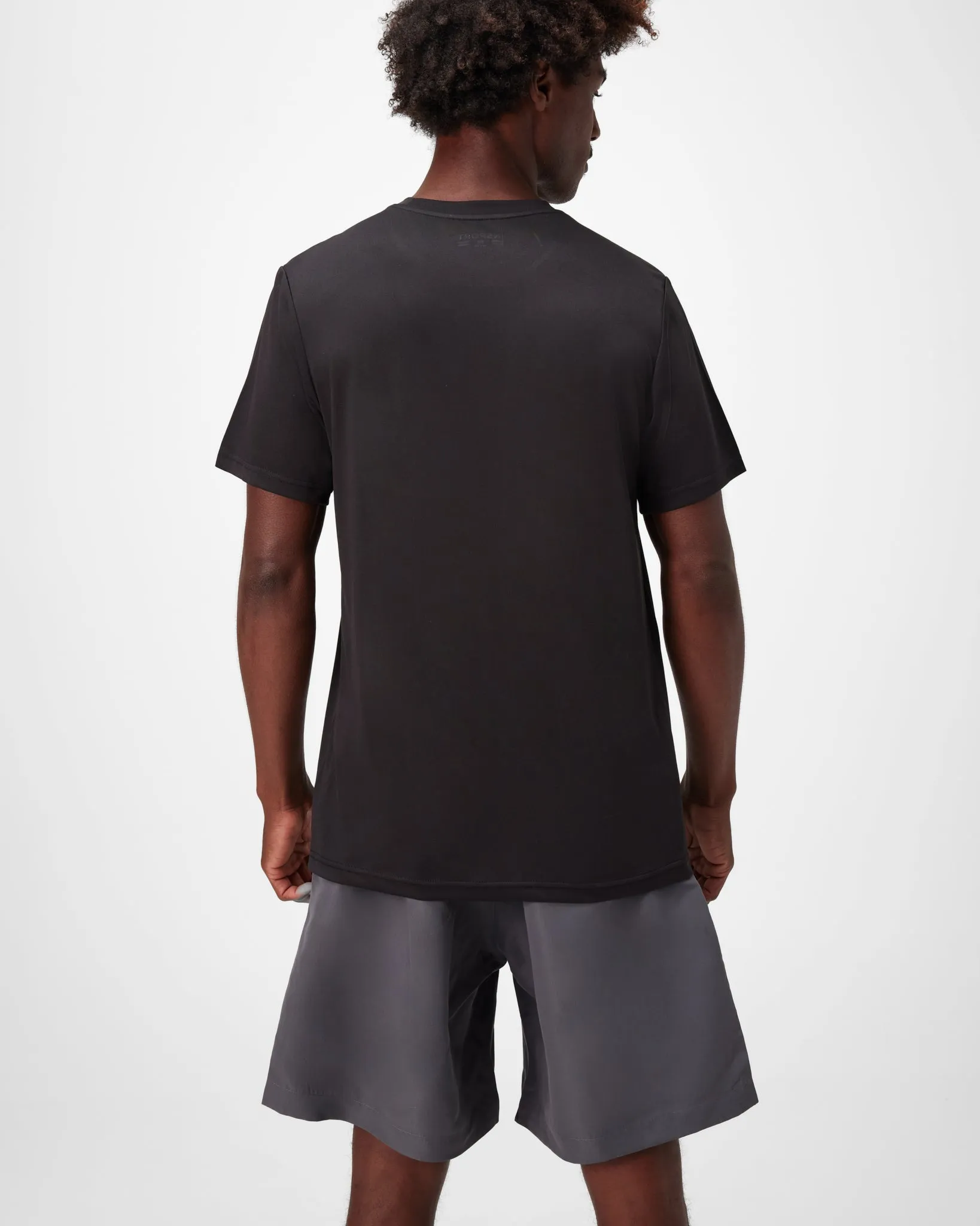 INSPORT MENS RUN TEE BLACK