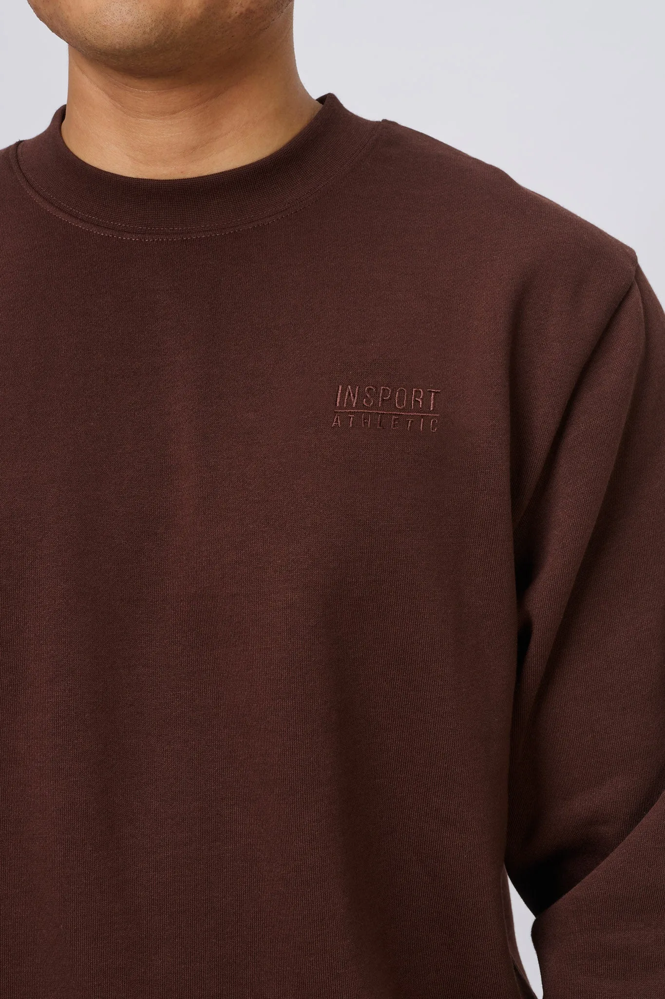 INSPORT UNISEX ALASKA CHOCOLATE CREW SWEATSHIRT