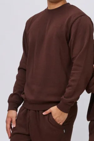 INSPORT UNISEX ALASKA CHOCOLATE CREW SWEATSHIRT