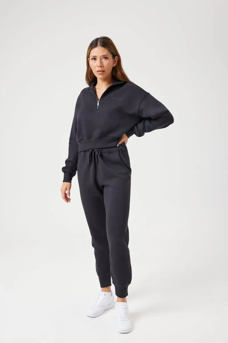 INSPORT WOMEN'S CARLA QUARTER ZIP TOP MIDNIGHT NAVY