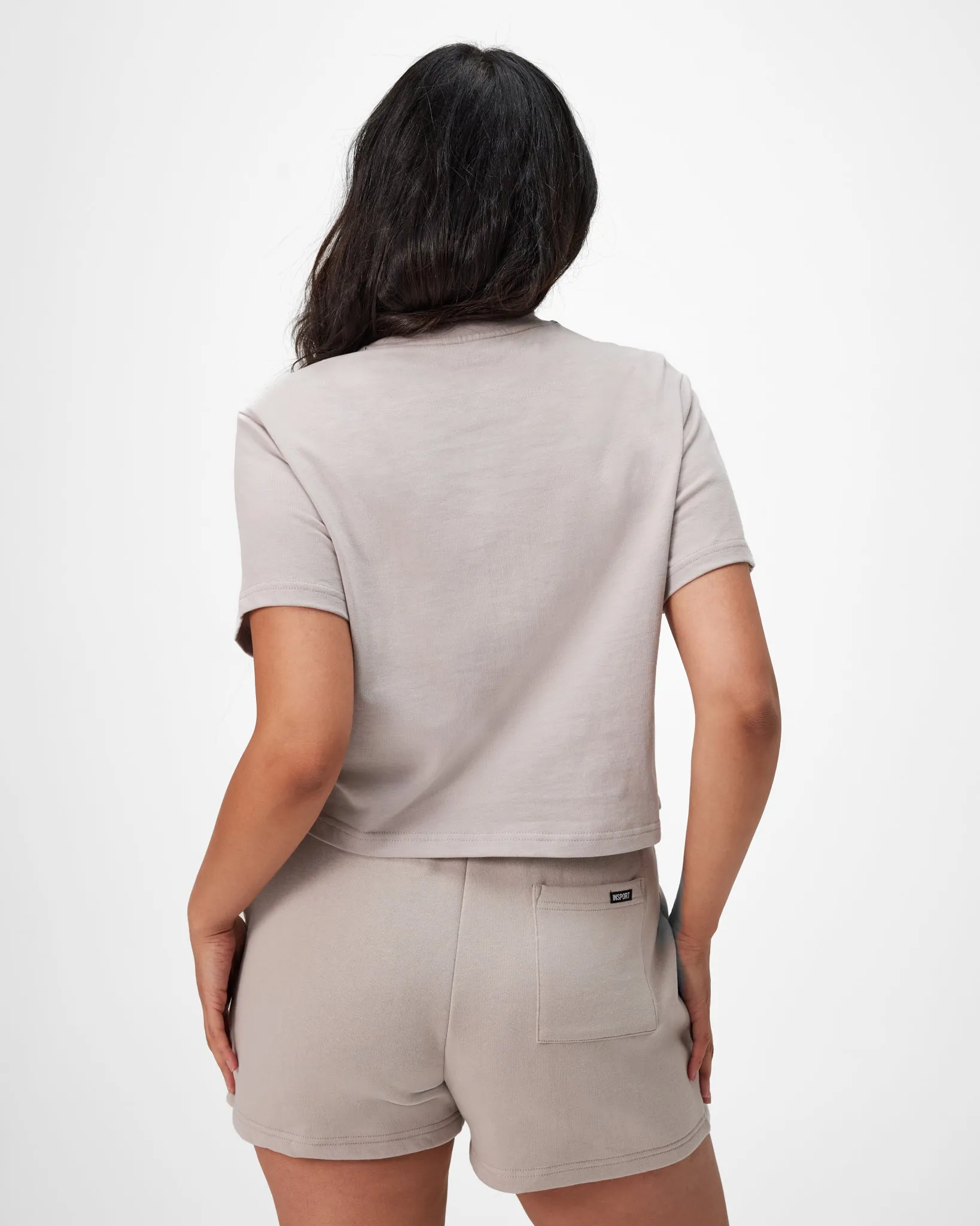 INSPORT WOMENS REMI FLEECE SHORT MOON