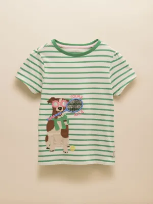 Joules Astra Applique Cotton T-Shirt