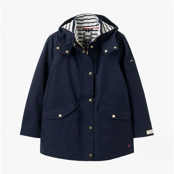 Joules COAST Womens Raincoat French Navy