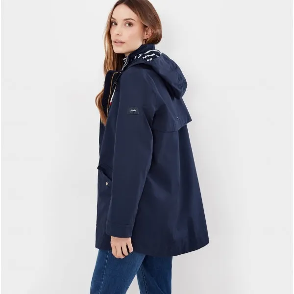 Joules COAST Womens Raincoat French Navy