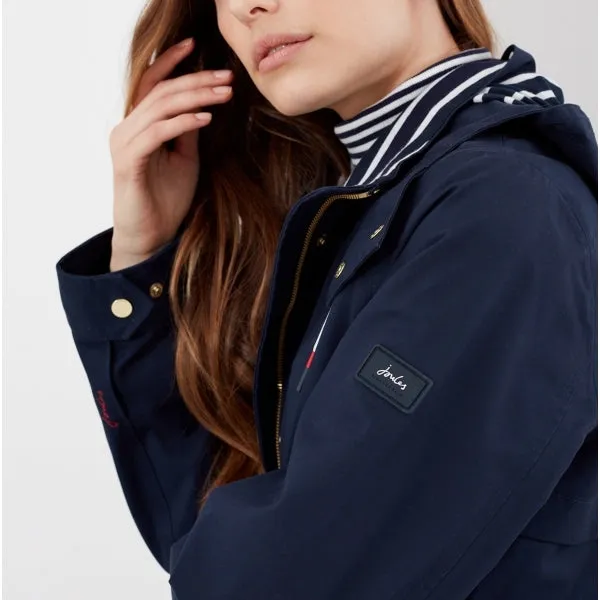 Joules COAST Womens Raincoat French Navy