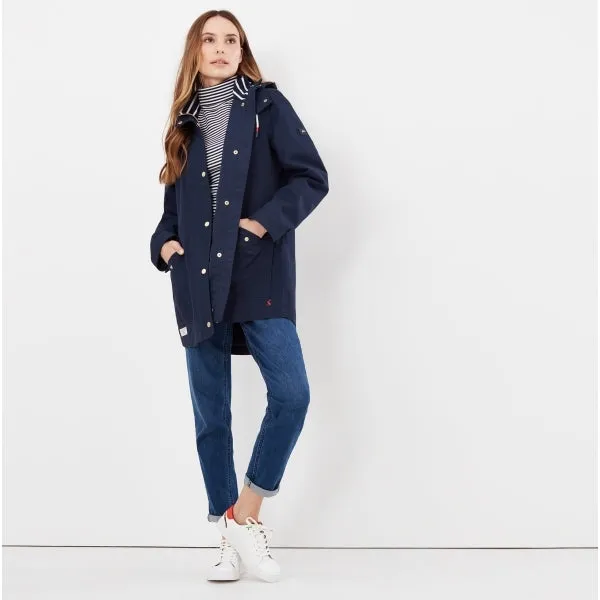 Joules COAST Womens Raincoat French Navy