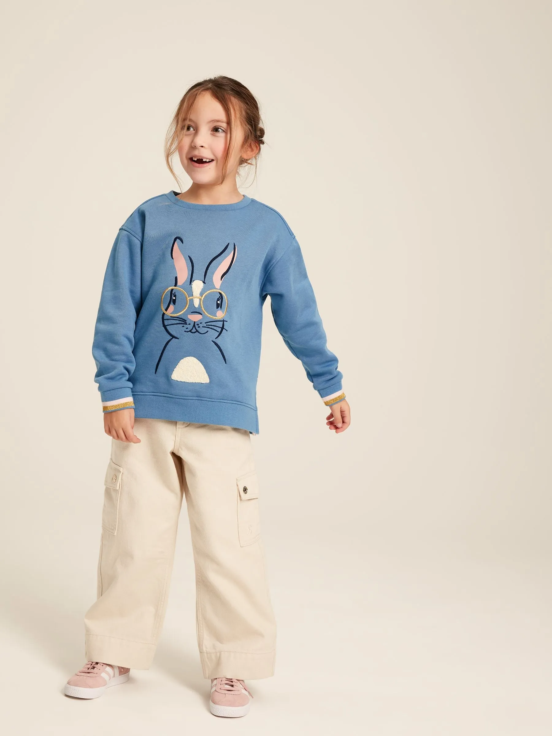 Joules Girls Mackenzie Crew Neck Sweatshirt