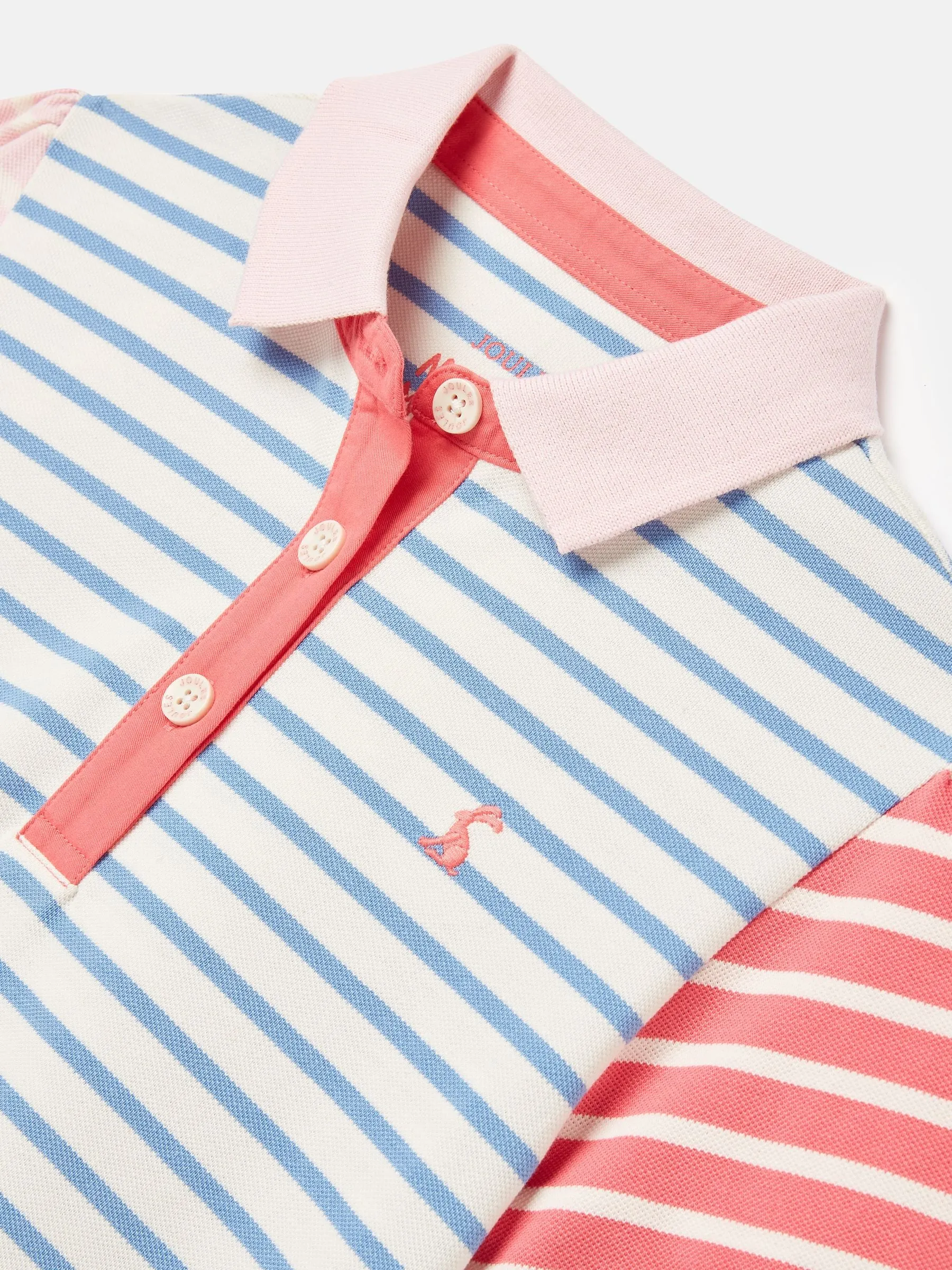 Joules Girls Morgan Stripe Polo Shirt
