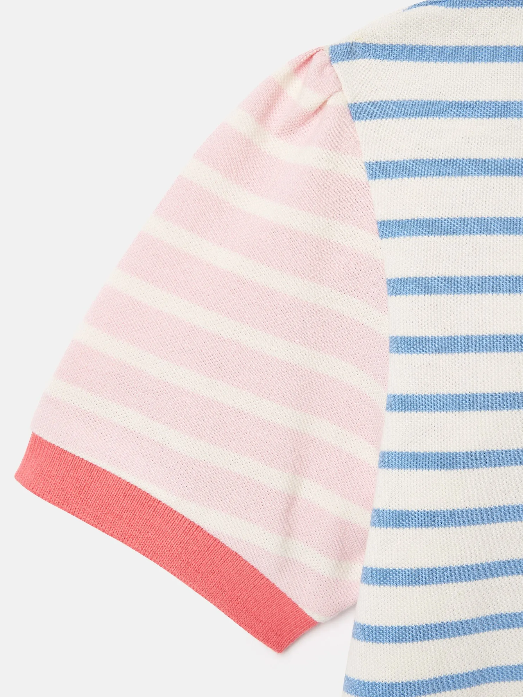 Joules Girls Morgan Stripe Polo Shirt