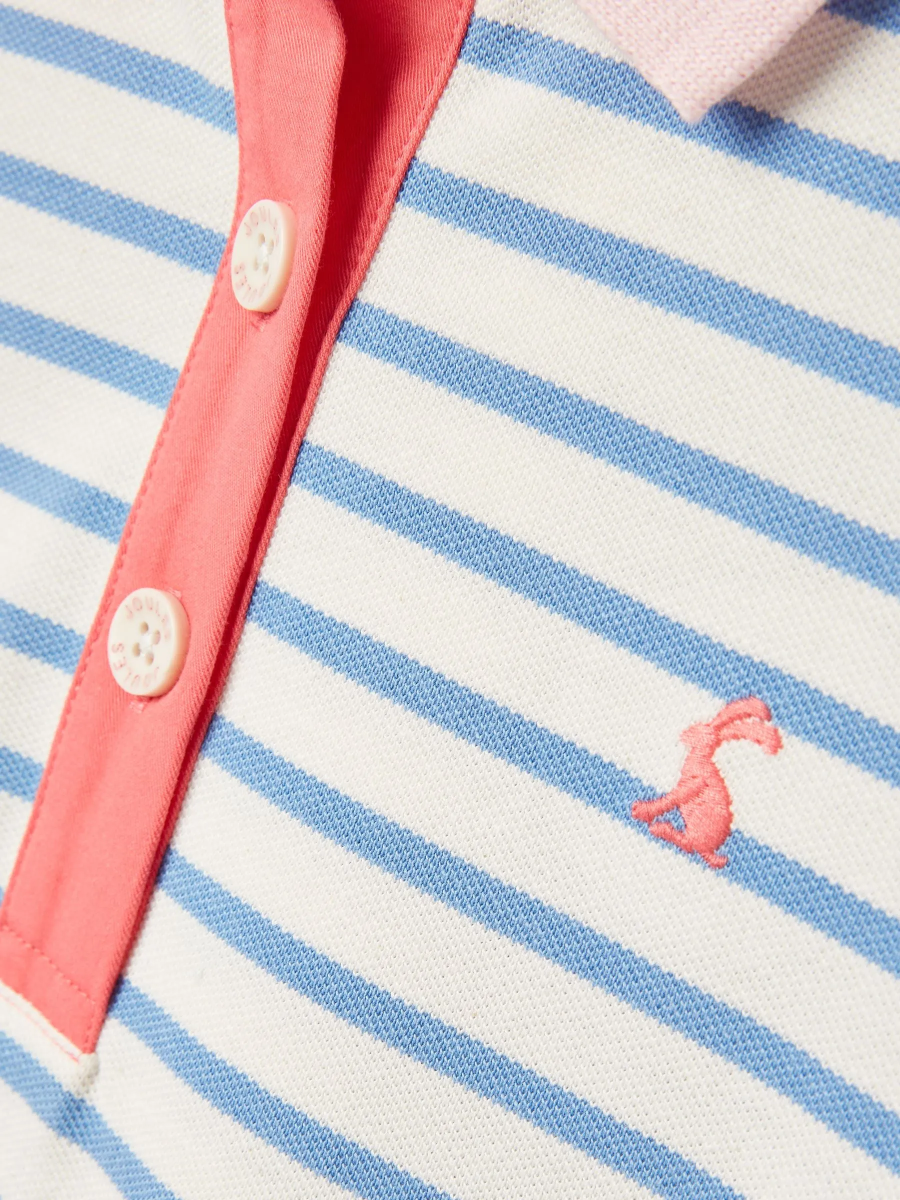 Joules Girls Morgan Stripe Polo Shirt