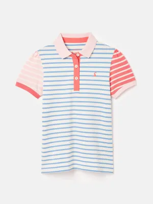 Joules Girls Morgan Stripe Polo Shirt