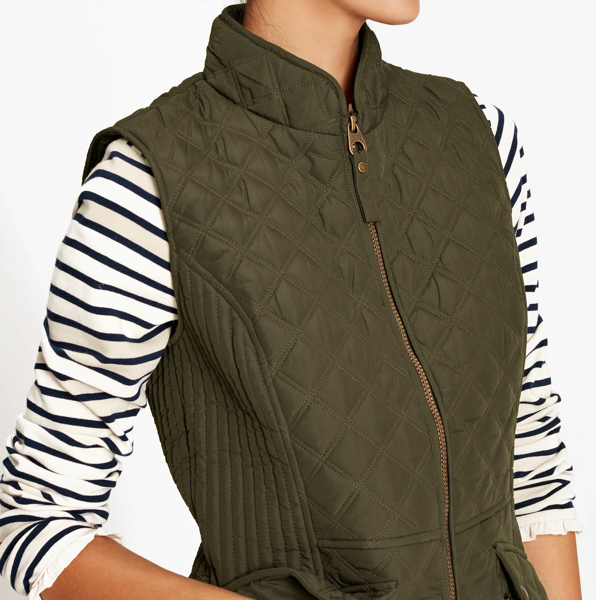 Joules MINX Womens Gilet Heritage Green