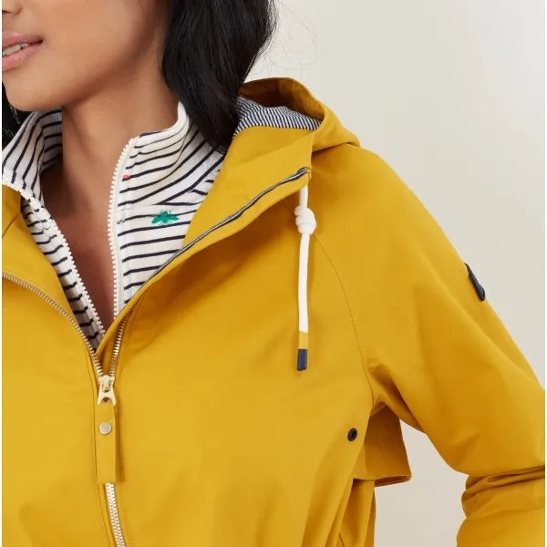 Joules SHORESIDE Womens Raincoat Antique Gold