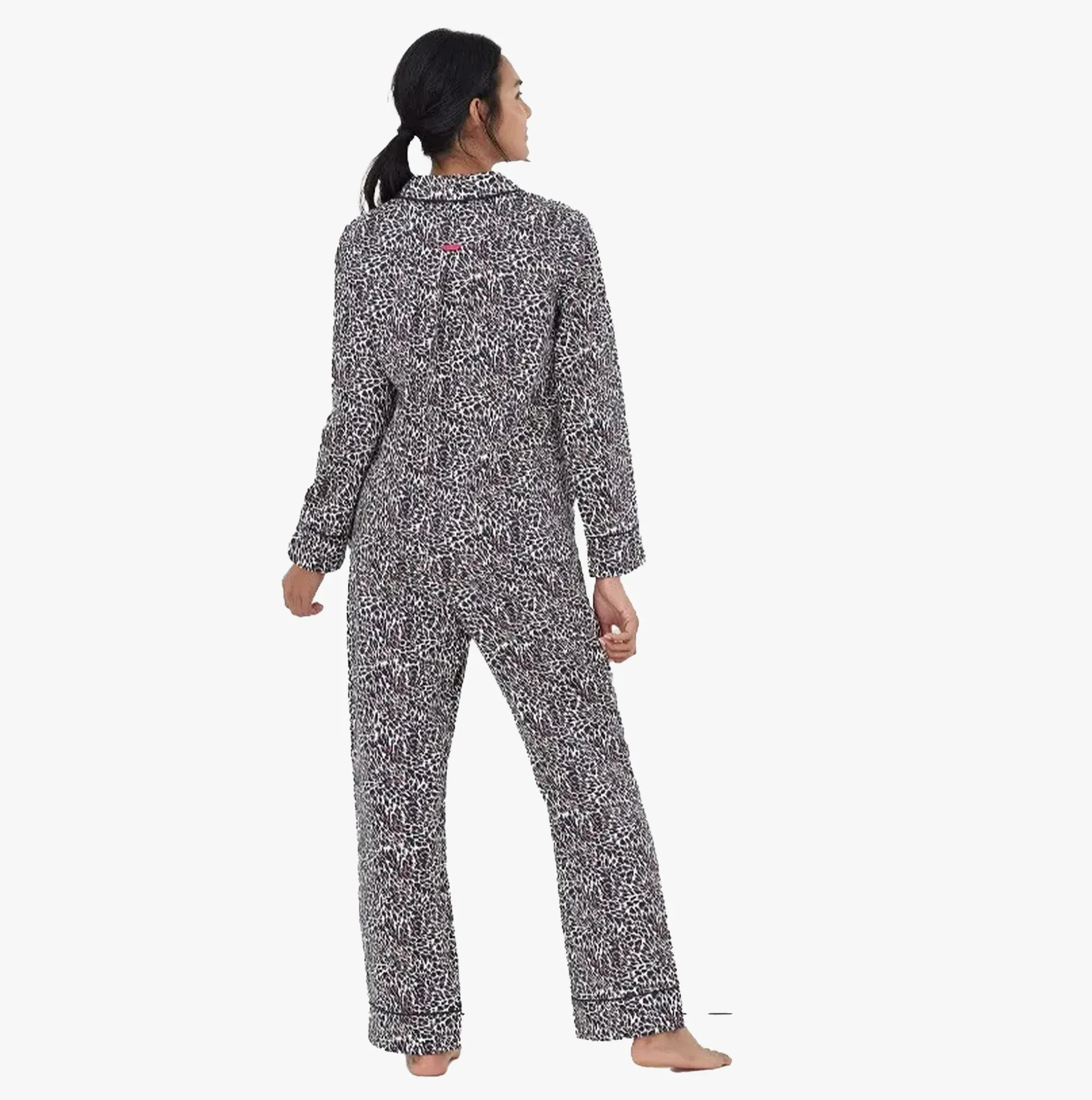 Joules SLEEPTIGHT Womens Cotton Pyjamas Creme Feather