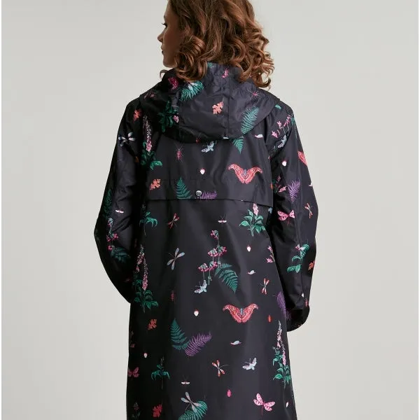 Joules WAYBRIDGE Womens Raincoat Midnight Beasts