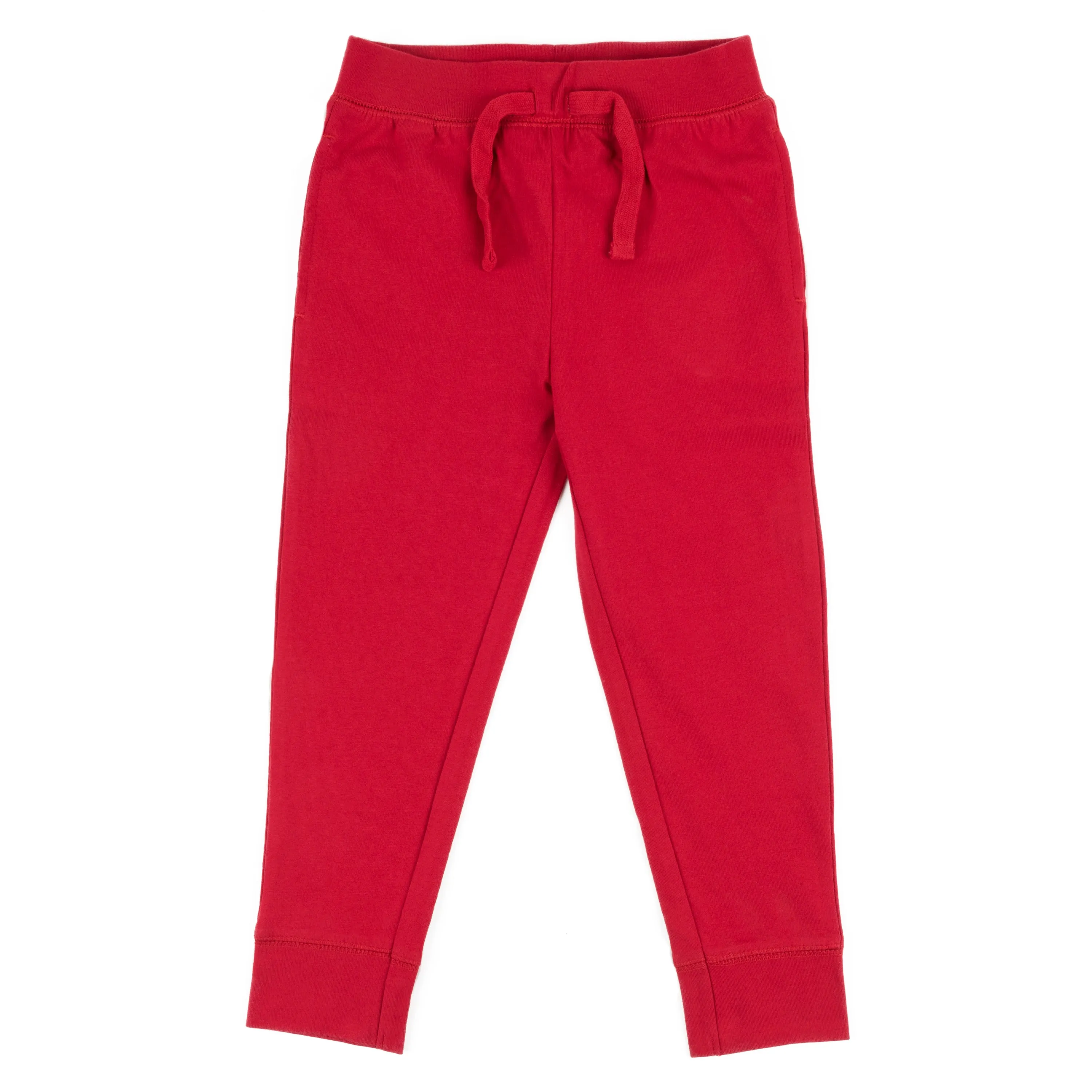 Kids Drawstring Jogger Pants Classic Solid Color