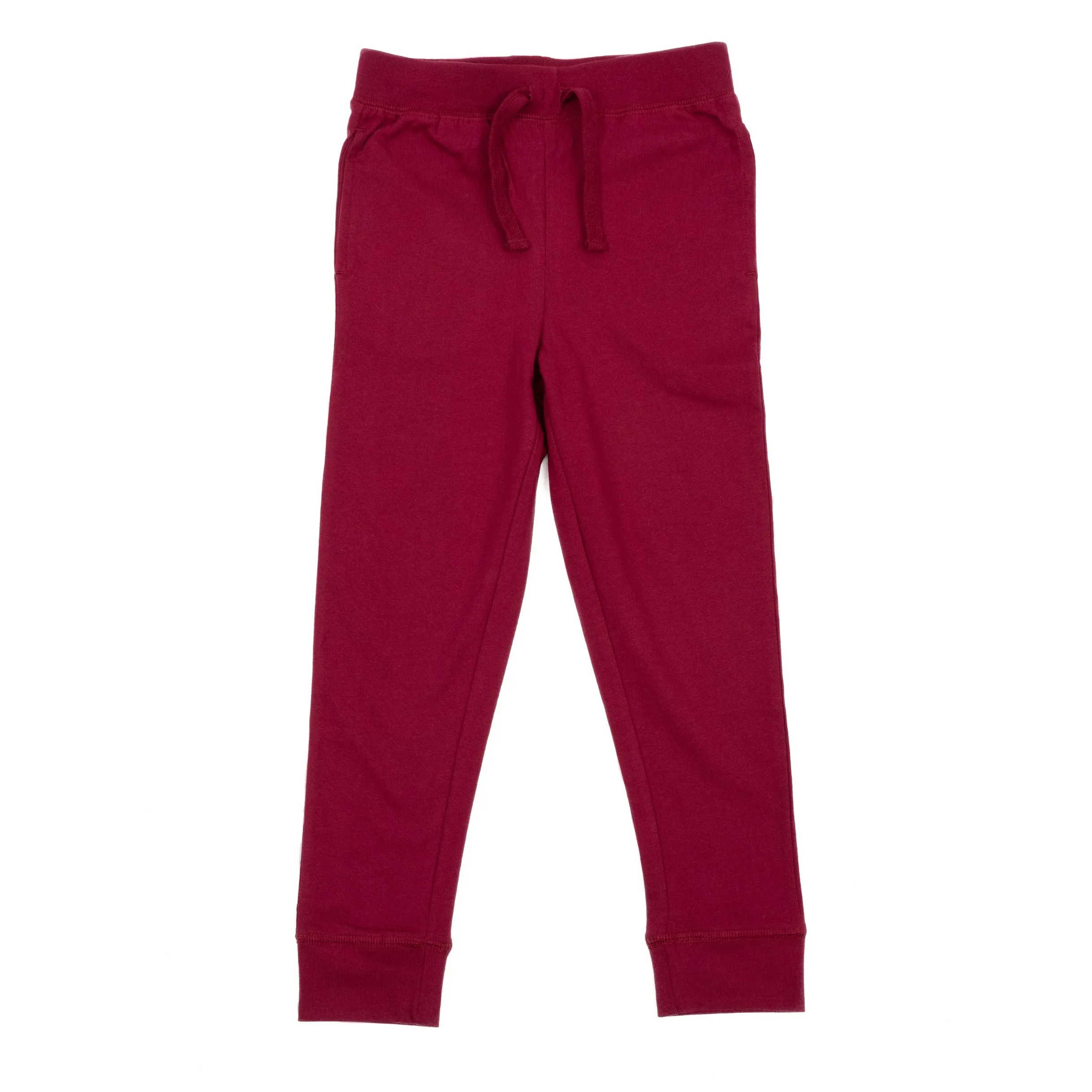Kids Drawstring Jogger Pants Classic Solid Color