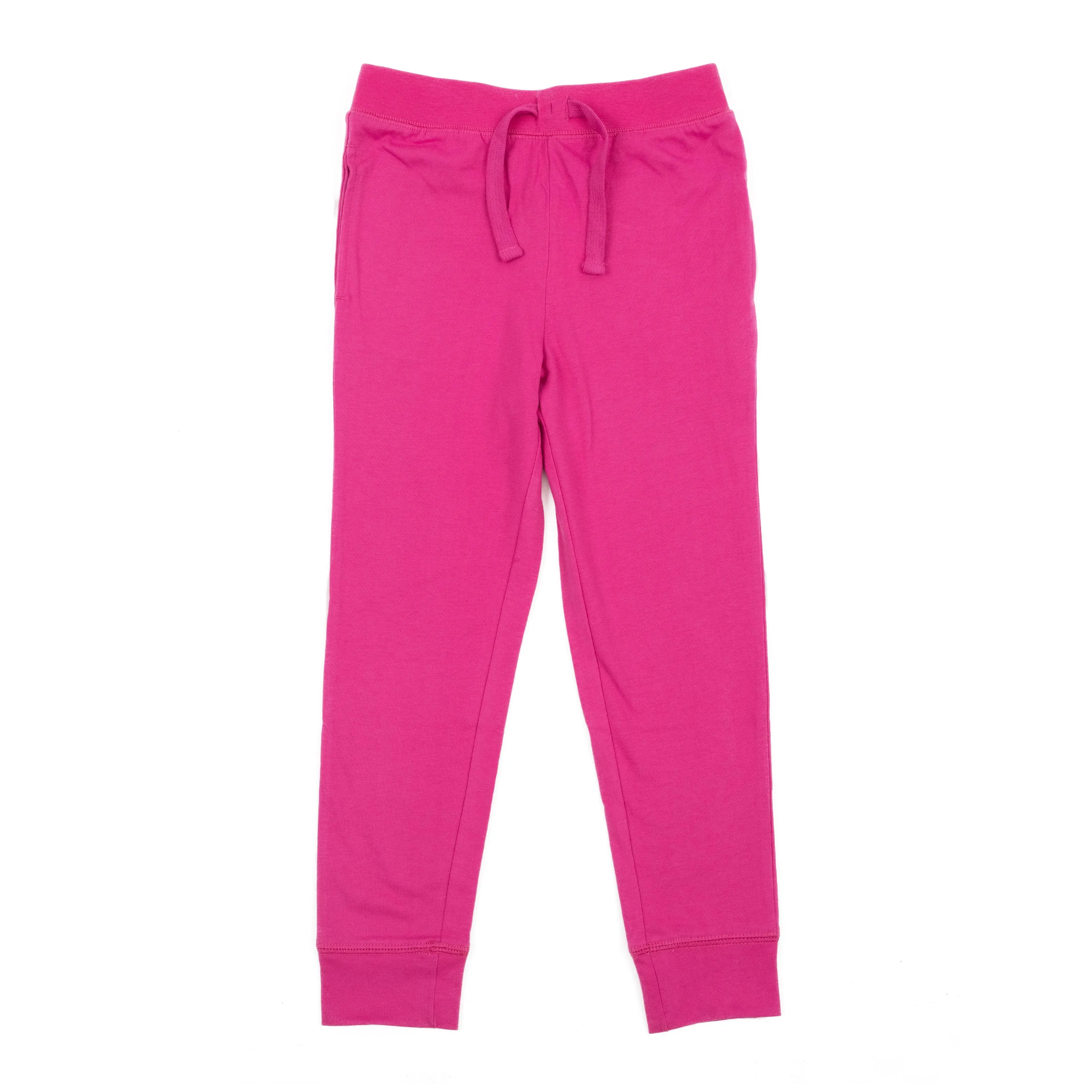 Kids Drawstring Jogger Pants Classic Solid Color